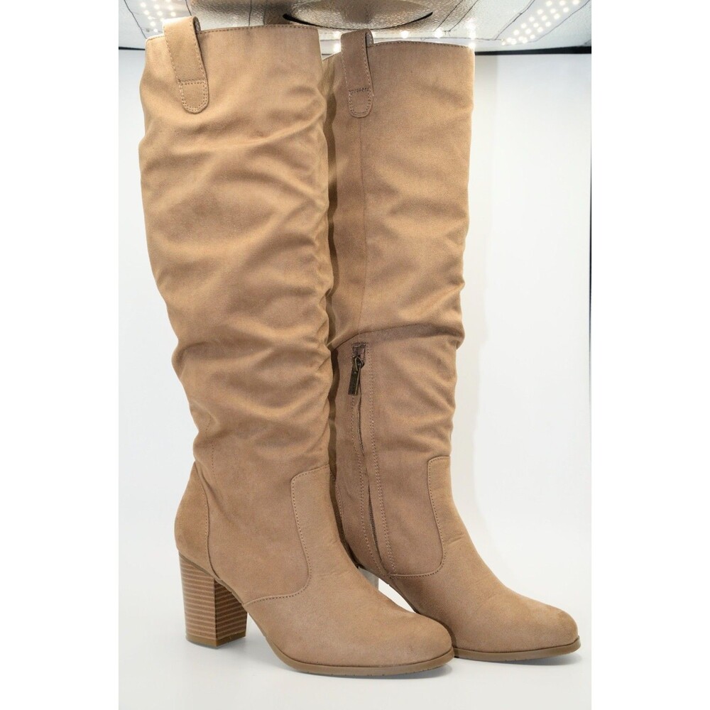 Kenneth Cole Reaction Tan Knee High Boots US 8.5